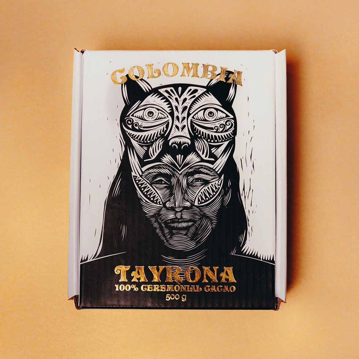 NIEUW: 100% Ceremoniell Kakao, Tayrona - Blok, 500 gr