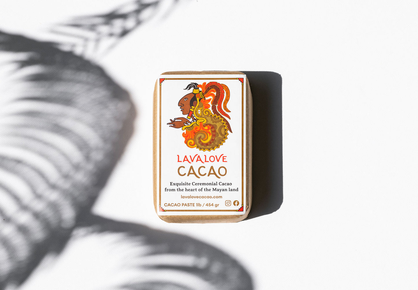 100% Ceremoniell Kakao, Lava Love – Block 454 gr