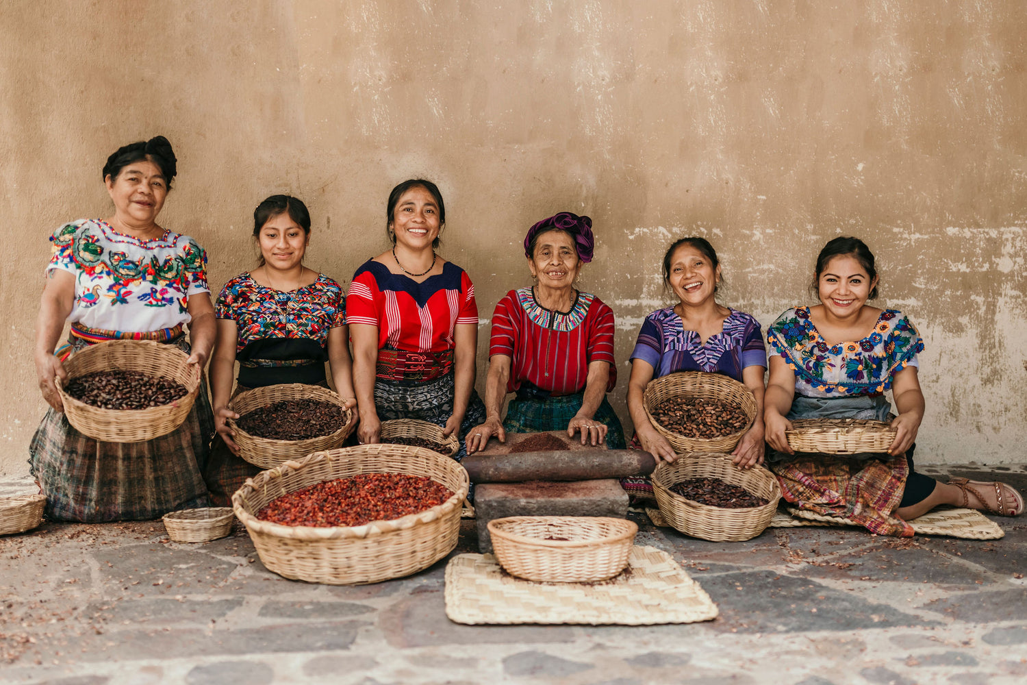 Women's with Coffee Beans and Grinder