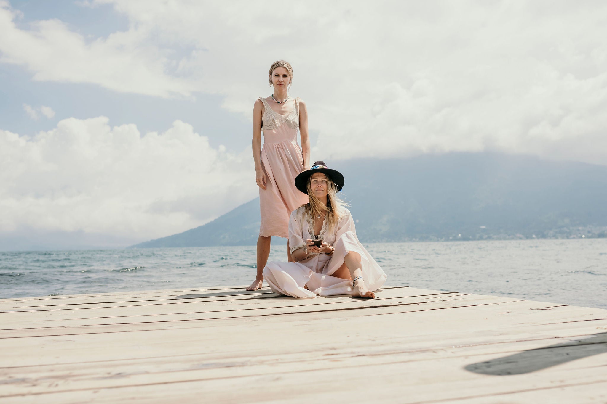 Nina & Erika on the sea