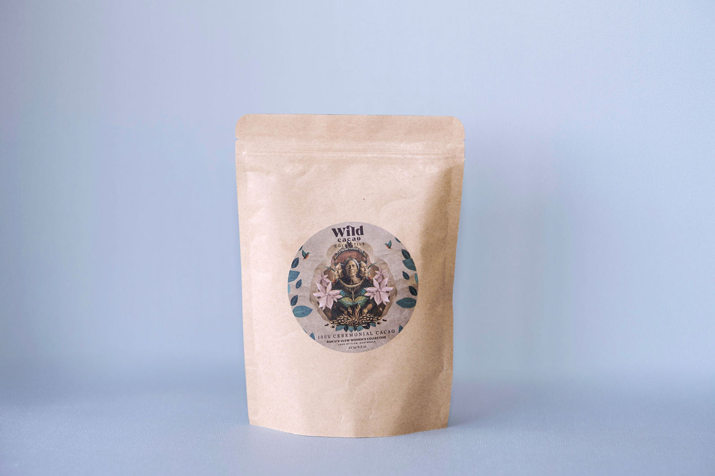 100% Ceremoniell Kakao/Ceremoniële Cacao, Ruk'u'x Ulew – Poeder / Pulver, 227 gr