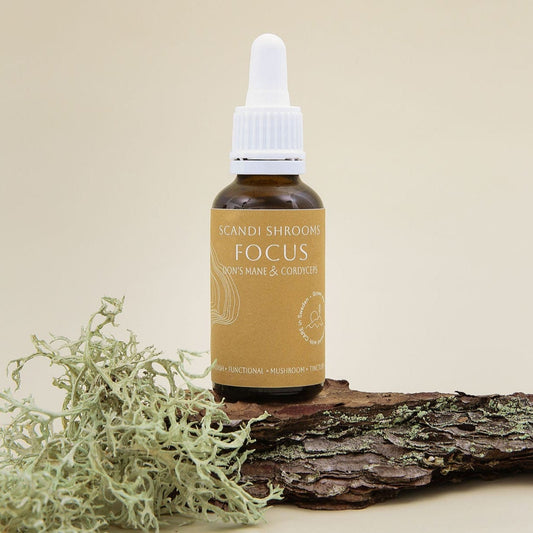 Functional mushroom tincture - Focus - Lion's Mane & Cordyceps
