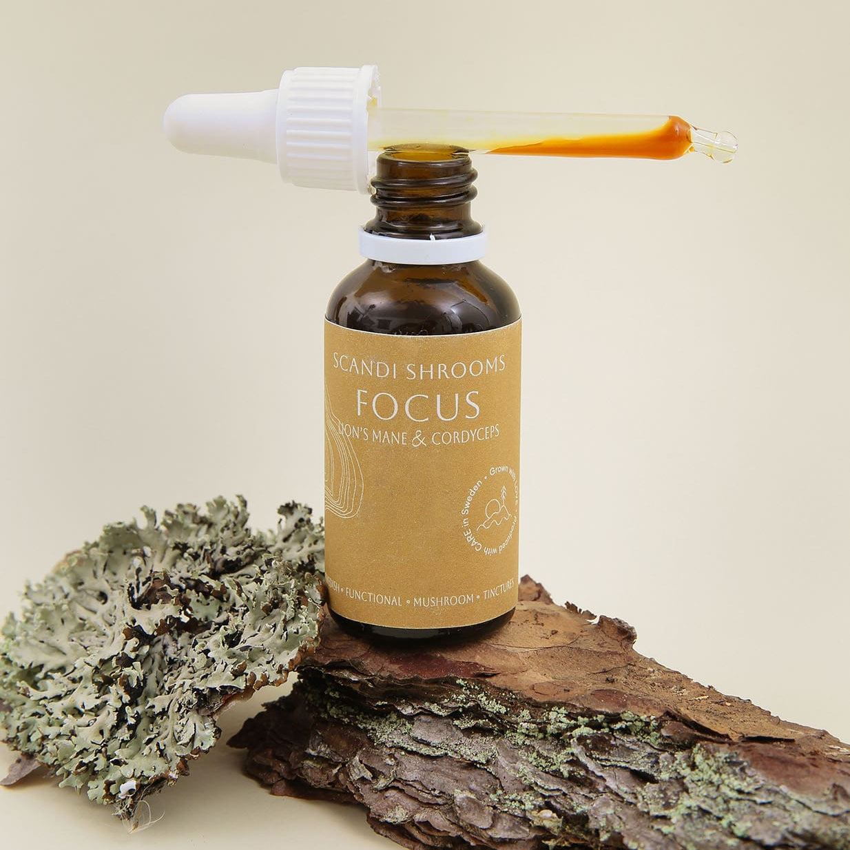 Functional mushroom tincture - Focus - Lion's Mane & Cordyceps