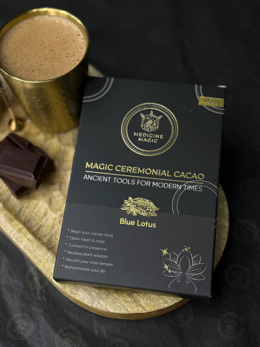 NEW: Ceremonial Cacao Paste with Blue Lotus - 400 gr