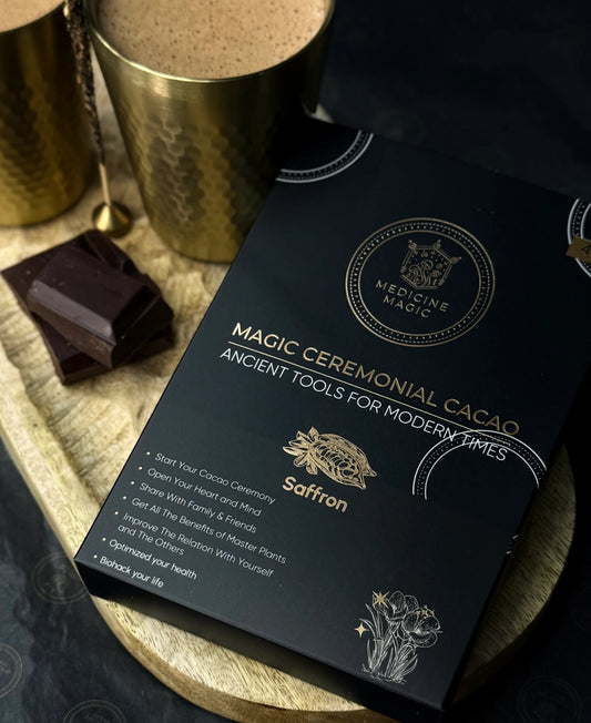 NEW: Ceremonial Cacao Paste with Saffron - 400 gr