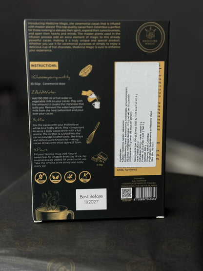 NEW: Ceremonial Cacao Paste with Blue Lotus - 400 gr