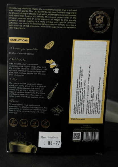 NEW: Ceremonial Cacao Paste with Saffron - 400 gr