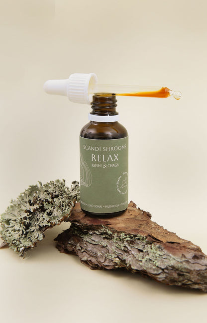 Functional mushroom tincture- Relax - Reishi & Chaga